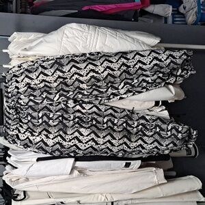 Adidas Track Pants Size Small Black White